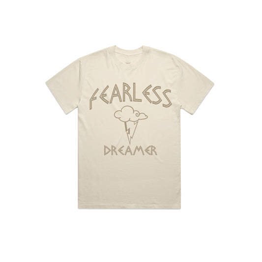 FEARLESS DREAMER TSHIRT - CREAM