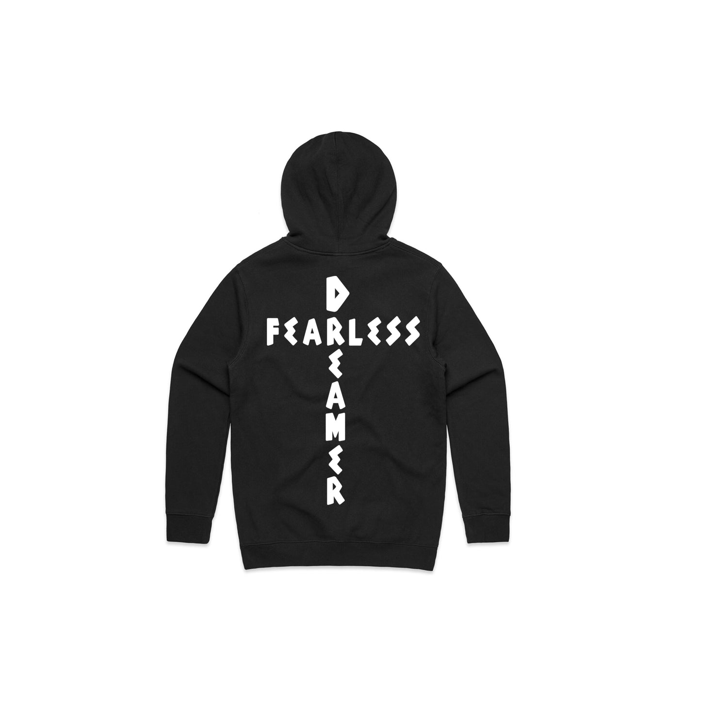 FD - FEARLESS DREAMER HOODIE - BLACK HOODIE